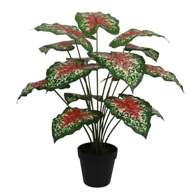 Caladium rood- 50 cm kunstplant Buitengewoon de Boet - Buitengewoon de boet Caladium rood- 50 cm kunstplant Buitengewoon de Boet - Buitengewoon de boet