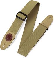 Levys Leathers MSSC8-TAN katoenen gitaarband, beige - thumbnail
