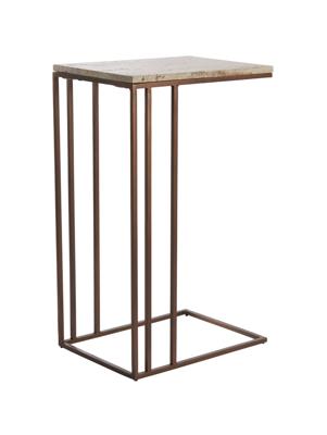 Light & Living Laptoptafel 'Roshan' Travertin, kleur Donkerbruin Light & Living Laptoptafel 'Roshan' Travertin, kleur Donkerbruin