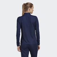 adidas Entrada 22 Trainingstrui 1/4-Zip Dames Donkerblauw Wit - thumbnail