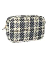 Traveller Toilettas box tweed ruit 26x16cm - thumbnail