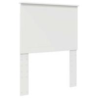 Bedframe met hoofdeinde Wit 75 x 190 cm Massief grenenhout - thumbnail
