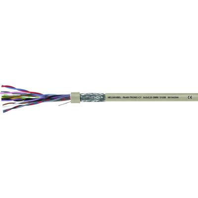HELU 19977-1000 Datakabel LiYCY 8 x 2 x 0.34 mm² Grijs 1000 m