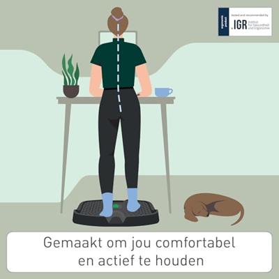 Leitz Ergo Active anti-vermoeidheidsmat, zwart