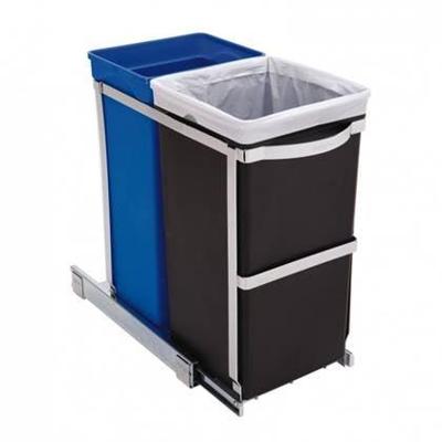 Simplehuman Afvalemmer Pull Put Inbouw 20+15 liter