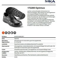 SIKA 172200 OptimaX Schoen S1 Zwart - Maat 42 - 16.089.058.42 - thumbnail