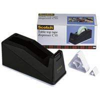 Scotch Plakbanddispenser C10 Zwart Rolbreedte (max.): 25 mm Rollengte (max.) 66 m - thumbnail