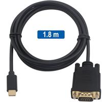 Adapter USB-C naar VGA Ewent EC1052 Zwart 1,8 m - thumbnail