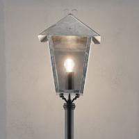 Vloerlamp Benu groot met gegalvaniseerd armatuur - thumbnail