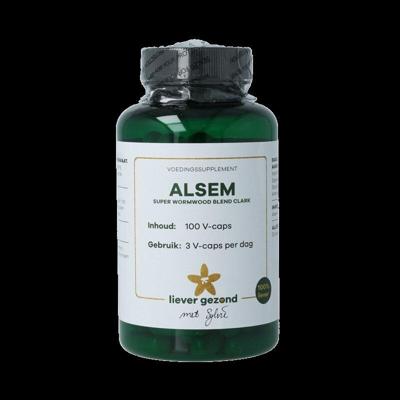 Liever Gezond Alsem super wormwood blend clark 100 Vegetarische capsules