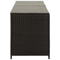 Tuinbox 200x50x60 cm poly rattan bruin - thumbnail