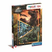 Clementoni legpuzzel super color jurassic world, 104st. - thumbnail