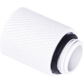 Alphacool eiszapfen verlengstuk 20 mm g1/4 ag to g1/4 ig - white verlenging (wit)