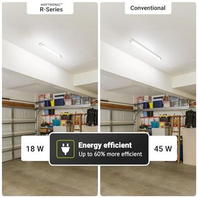R-Series - LED TL armatuur 60cm - IP65 Waterdicht - 18 Watt 1800 Lumen (100lm/W) - 4000K Neutraal wit - Flikkervrij R-Series - LED TL armatuur 60cm - IP65 Waterdicht - 18 Watt 1800 Lumen (100lm/W) - 4000K Neutraal wit - Flikkervrij
