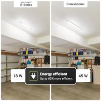 R-Series - LED TL armatuur 60cm - IP65 Waterdicht - 18 Watt 1800 Lumen (100lm/W) - 4000K Neutraal wit - Flikkervrij - thumbnail
