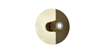 DCW Editions In the Sun Wandlamp 380 - Goud - Goud DCW Editions In the Sun Wandlamp 380 - Goud - Goud