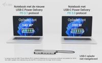 i-tec USB-C Metal Nano 3 140W dock - thumbnail