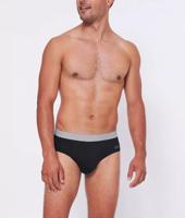 2-Pack heren slips - GO Abc brief - Biologisch katoenen heren onderbroeken met elastische band - Milieuvriendelijk - Duurzaam - thumbnail