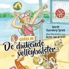 De duikende volleybalster