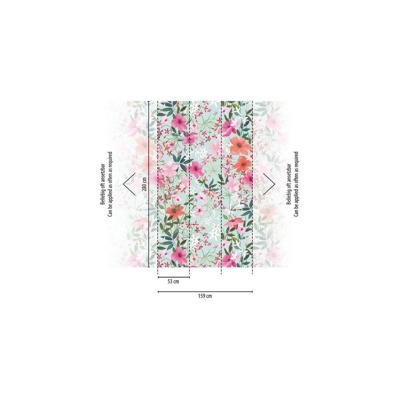 Livingwalls The Wall II - Bont - Bloemen - 391951