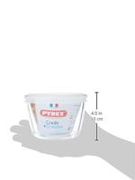 Pyrex Cook and Freeze Ronde Glazen Vershoudschaal met Deksel 0.6L - thumbnail