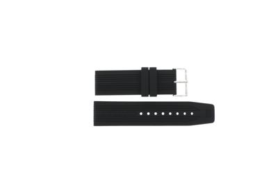 Horlogeband Tommy Hilfiger TH1790672 / TH679301087 / TH-88-1-14-0820 Rubber Zwart 24mm