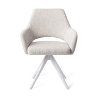 Jesper Home Eetkamerstoel 'Yanai' Turn White, Draaibaar, kleur Pigeon - thumbnail