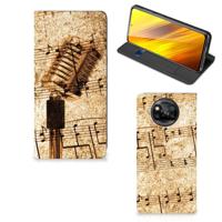 Xiaomi Poco X3 Pro | Poco X3 Stand Case Bladmuziek - thumbnail