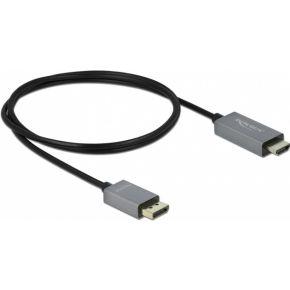 Delock 85928 Actieve DisplayPort 1.4 naar HDMI-kabel 4K 60 Hz (HDR) 1 m