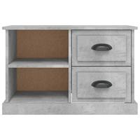 Tv-meubel 73x35,5x47,5 cm bewerkt hout betongrijs - thumbnail