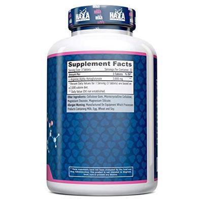 Arginine AKG 1000mg Haya Labs 100tabl Arginine AKG 1000mg Haya Labs 100tabl