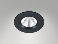 Trio Badkamer inbouwspotZagros met led rond zwart - 650710132 - thumbnail