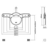 My Wall HL 26 L TV-beugel Roteerbaar - thumbnail