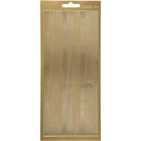Creativ Company Stickers, randen, vel 10x23 cm, goud, 1 vel - thumbnail