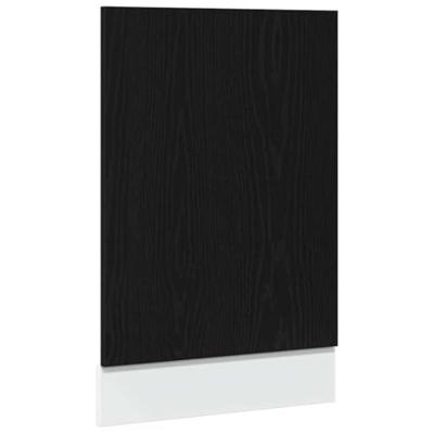 Vaatwasserpaneel Lyon 45x1,5x67 cm bewerkt hout zwart eiken