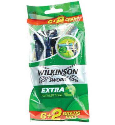 Wilkinson Extra III sensitive 6 + 2 (8 st) Wilkinson Extra III sensitive 6 + 2 (8 st)