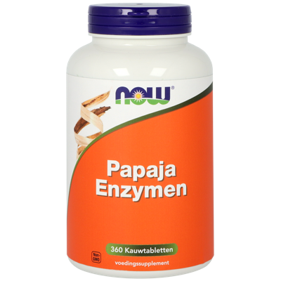 Now Papaya Enzymen Kauwtabletten
