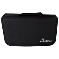 MediaRange CD-tas 96 CDs/DVDs/Blu-rays Nylon Zwart 1 stuk(s) (b x h x d) 28.9 x 8.8 x 16.8 mm BOX55 - thumbnail