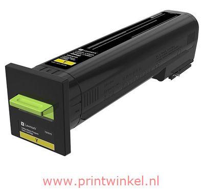 Huismerk Lexmark 24B6719 Toner Geel Huismerk Lexmark 24B6719 Toner Geel