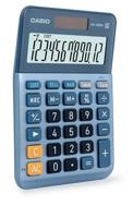 Casio MS-120EM Bureaurekenmachine Blauw Aantal displayposities: 12 werkt op zonne-energie (l x b) 101 mm x 149 mm - thumbnail