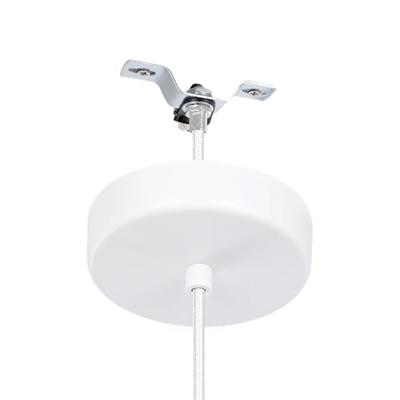 EGLO Dolwen Hanglamp - E27 - Ø 33,5 cm - Wit - Textiel