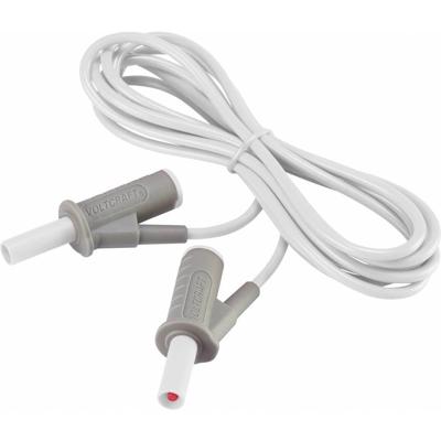 VOLTCRAFT MSB-501 Veiligheidsmeetsnoer Banaanstekker 4 mm Banaanstekker 4 mm 2.00 m Wit 1 stuk(s) VOLTCRAFT MSB-501 Veiligheidsmeetsnoer Banaanstekker 4 mm Banaanstekker 4 mm 2.00 m Wit 1 stuk(s)