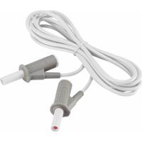 VOLTCRAFT MSB-501 Veiligheidsmeetsnoer Banaanstekker 4 mm Banaanstekker 4 mm 2.00 m Wit 1 stuk(s) - thumbnail