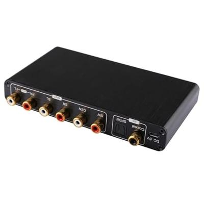 5.1ch Digitale AudioDecoder Converter met optische Toslink SPDIF coaxiaal voor Home Theater / PS4 / PS3 / XBOX360 steun volumeregeling AC-3 DTS