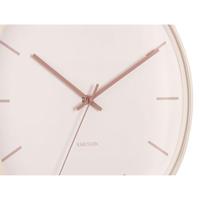 Karlsson - Wandklok Nirvana Globe - Zandbruin - thumbnail