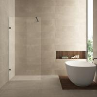 Wiesbaden Less Inloopdouche 70x200 cm - Nano Coating - Helder Glas Gunmetal - thumbnail