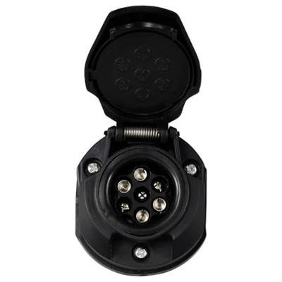 VOLTCRAFT Spanningsreducerer Stekkerdoos, 7-polig, type N VOLTCRAFT Spanningsreducerer Stekkerdoos, 7-polig, type N