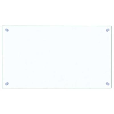 VidaXL Spatschermen keuken 2 st 70x40 cm gehard glas transparant