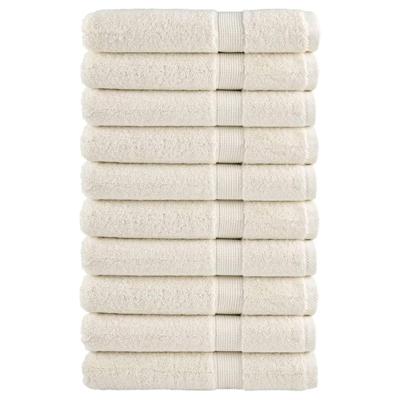 VidaXL Handdoeken solund 10 st 600 g/m² 100x200 cm crèmekleurig VidaXL Handdoeken solund 10 st 600 g/m² 100x200 cm crèmekleurig