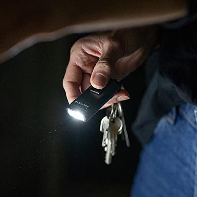 Ledlenser K6R Sleutelboslamp werkt op een accu LED Met USB-poort 400 lm 30 g